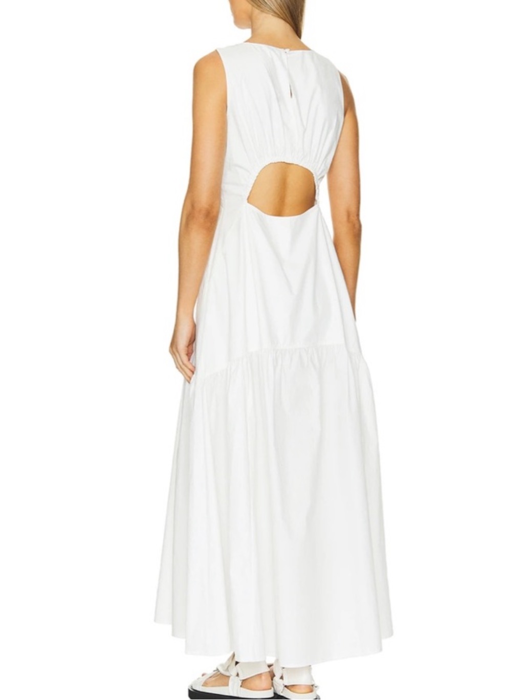 Cos Open-Back Tiered Dress